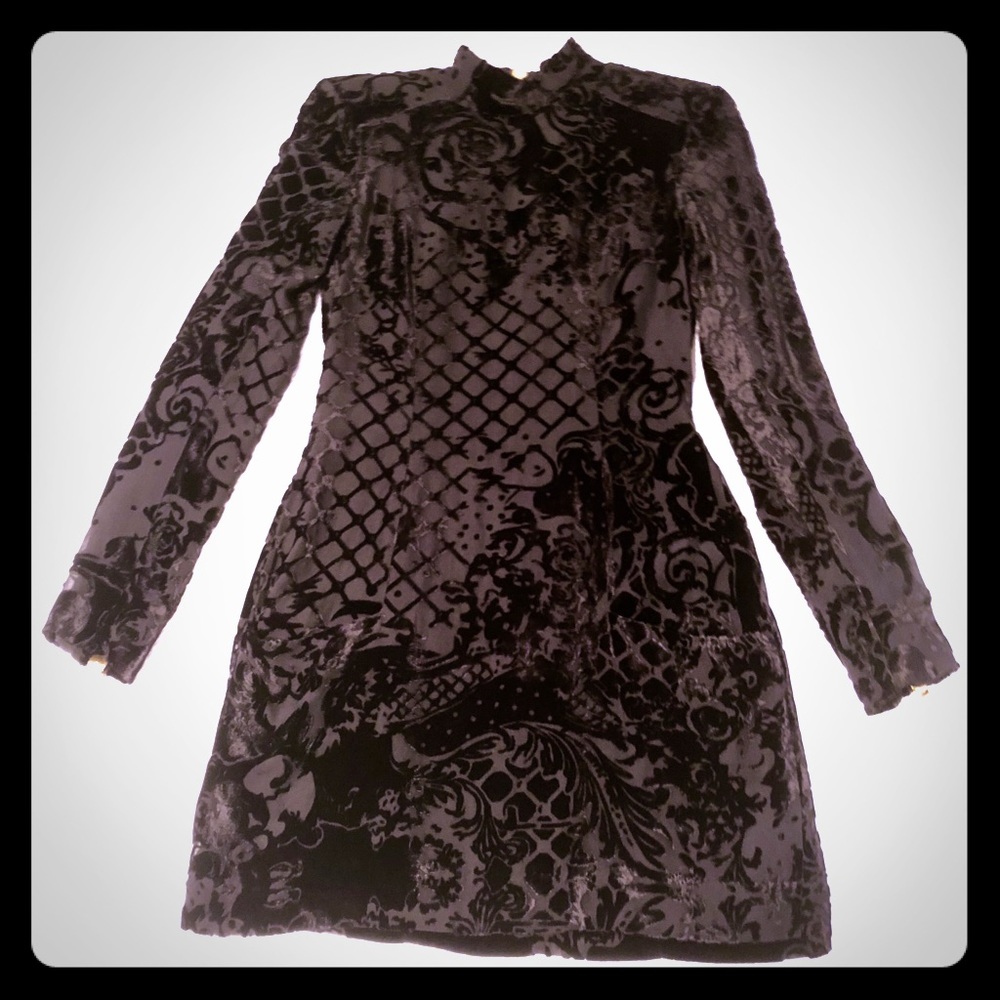 NWT- BALMAIN x H&M - Black Dress SIZE US 4, EU34